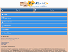 Tablet Screenshot of cardsprint.com.au